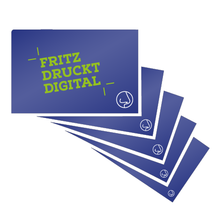 Visitenkarten | partieller UV-Lack beidseitig | einseitig