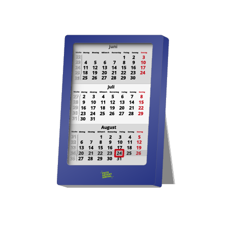 3-Monatskalender DATA - MINI - Zweijahreskalender